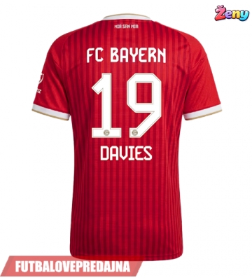 Lacne Ženy Futbalové dres Bayern Munich Alphonso Davies #19 2026-27 Krátky Rukáv - Domáci